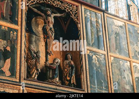Christ on the Cross with the Virgin and Saint John 1931 by Albrecht ...