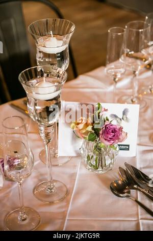 Johannesburg, South Africa - September 8, 2016: Interior decor of quaint restaurant bistro Stock Photo