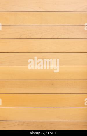 Wood plank background texture. Tropical Wood on Building facade. Full frame Stock Photo