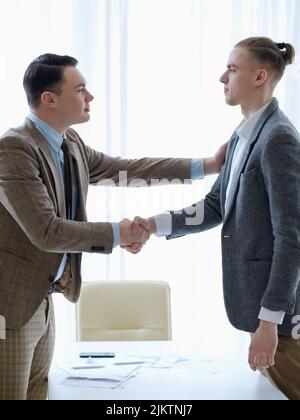 handshake work recruitment business career hire