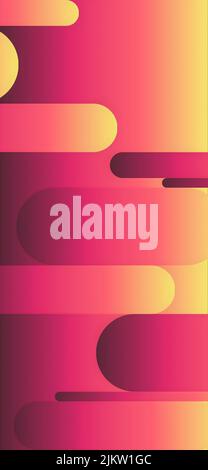 A vertical seamless glitch effect stripes of different lengths pattern Stock Photo