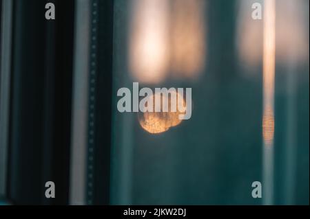 A closeup shot of light blured background Stock Photo