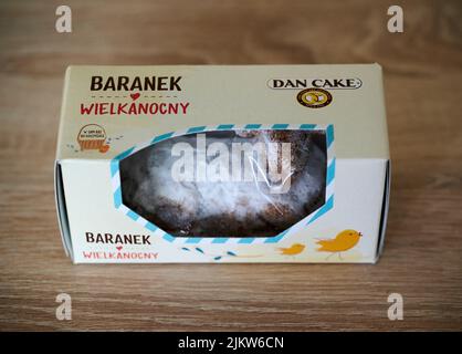 The Dan Cake brand  with sugar Stock Photo
