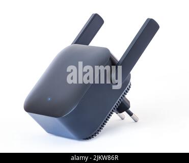 Access point device isolated on white background with clipping path ...