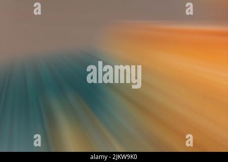 A starburst with colorful sparkles in motion blur Stock Photo
