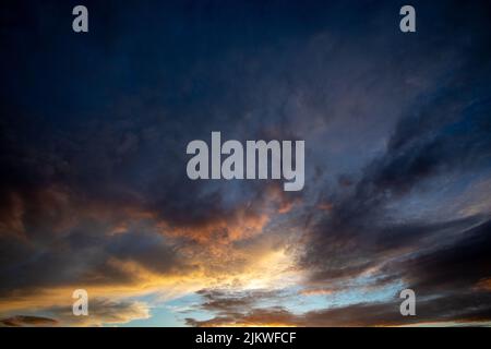 a perfect background photo of a colored sky Stock Photo