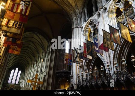 St Patrick's Cathedral, Ard-Eaglais Naomh Pádraig, Dublin, Baile Átha Cliath, Ireland, Éire, Irland, Írország, Europe Stock Photo