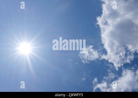 a perfect background photo of a colored sky Stock Photo