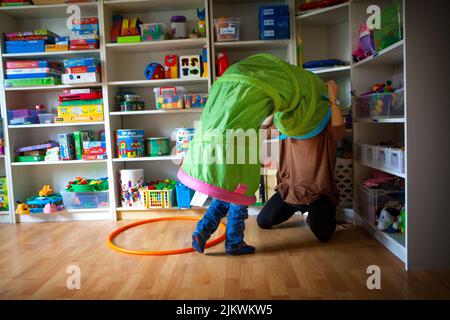 A program of behavior modification techniques and skills development in autistic people. Stock Photo