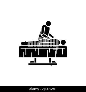 Massage olor line icon. Pictogram for web page, mobile app, promo. UI UX GUI design element. Editable stroke. Stock Vector