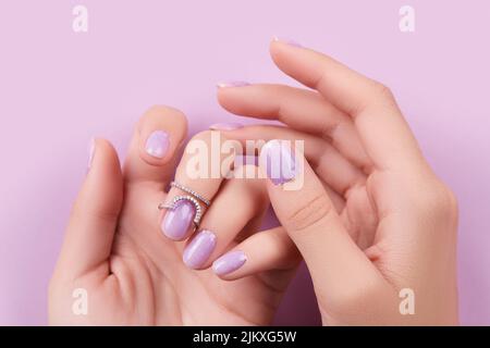 5 lovely lavender nail art ideas for your next manicure appointment