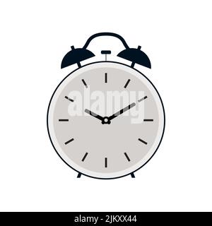 Vector with Alarm Clock, time tracking Stock Vector