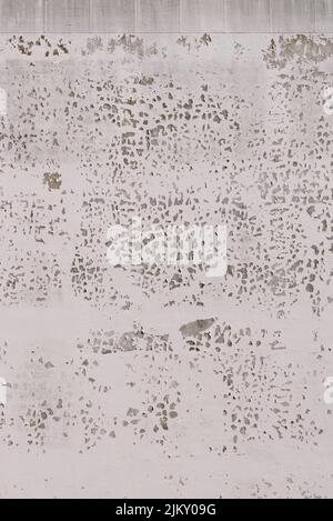 A grunge white painted wall texture background Stock Photo