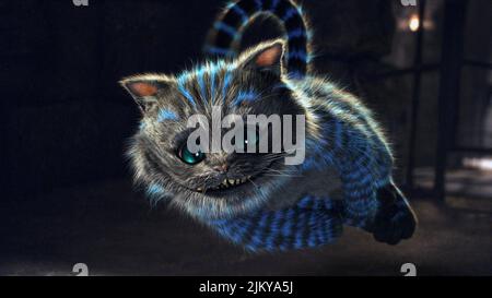 THE CHESHIRE CAT, ALICE IN WONDERLAND, 2010 Stock Photo