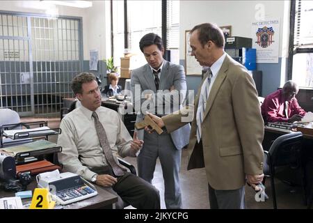 WILL FERRELL, MARK WAHLBERG, MICHAEL KEATON, THE OTHER GUYS, 2010 Stock Photo