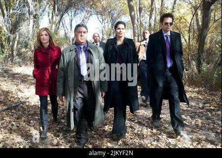 SASHA ALEXANDER, BRUCE MCGILL, ANGIE HARMON, LEE THOMPSON YOUNG, RIZZOLI and ISLES, 2010 Stock Photo