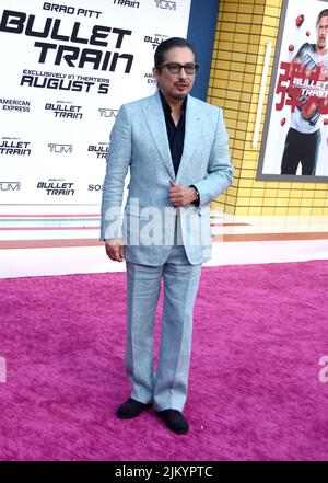 Los Angeles, California, USA 1st August 2022 Actor Hiroyuki Sanada attends the Los Angeles Premiere of Columbia Pictures' 'Bullet Train' at Regency Village Theatre on August 1, 2022 in Los Angeles, California, USA. Photo by Barry king/Alamy Stock Photo Stock Photo