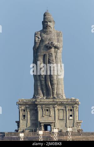 Tiruvallur Statue of Tamil poet and philosopher Valluvar, 41m Tall ...