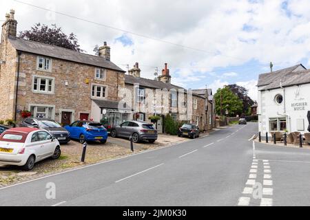 Waddington village centre, a village in the ribble valley of Lancashire, summers day 2022,England Stock Photo