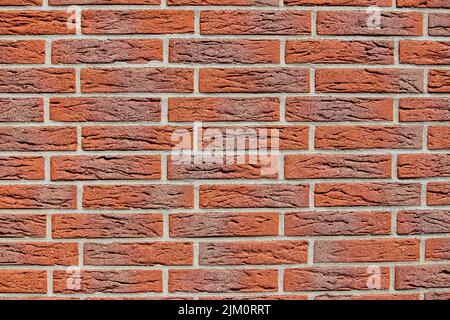 The details of the house wall from the red brick Stock Photo