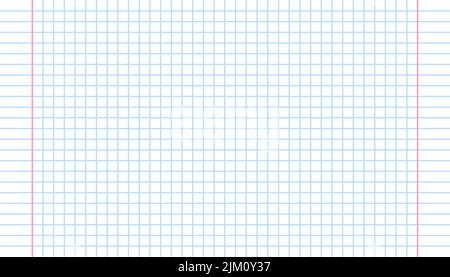 Squared paper sheet note book background vector Stock Vector
