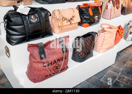 false Louis Vuitton handbag, Chinatown, Kuala Lumpur, Malaysia Stock Photo  - Alamy