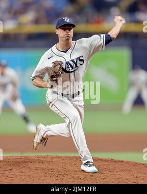 St. Petersburg, FL. USA; Boston Red Sox first baseman Bobby Dalbec (29)  gets ready in the field during a major league baseball game against the  Tampa Stock Photo - Alamy