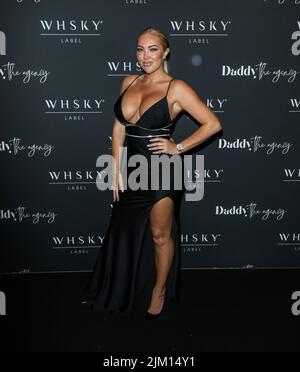 Aisleyne Horgan-Wallace seen attending the WHSKY Label launch party at Aures in London Stock Photo