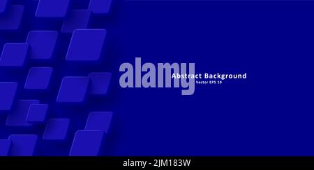 Abstract background of 3d cubes creating volume texture. Vector illustration Stock Vector