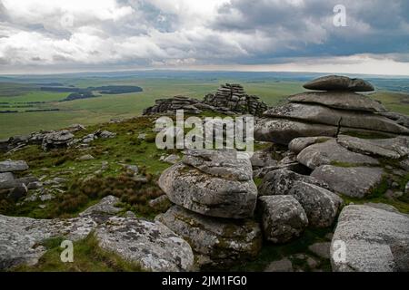 Roughtor, Bodmin Moor, Cornwall Stock Photo