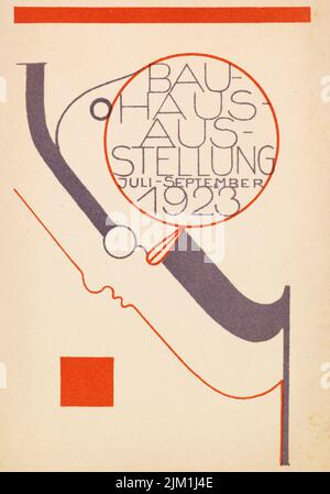 Bauhaus exhibition. Museum: PRIVATE COLLECTION. Author: OSKAR SCHLEMMER. Stock Photo