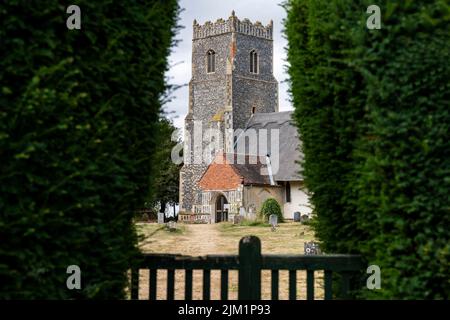 Iken church Suffolk UK Stock Photo