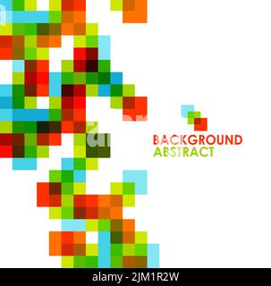 Colorful modern geometric abstract background. Vector illustration Stock Vector
