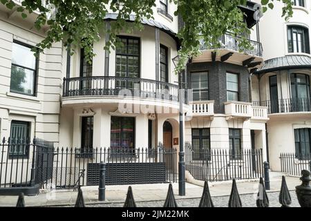 Grosvenor private mews on Park Lane, Mayfair, London, England. Stock Photo