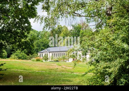 Coburg (Franken, Deutschland): Schloss Rosenau und Garten; Coburg, Germany: Rosenau castle and garden Stock Photo