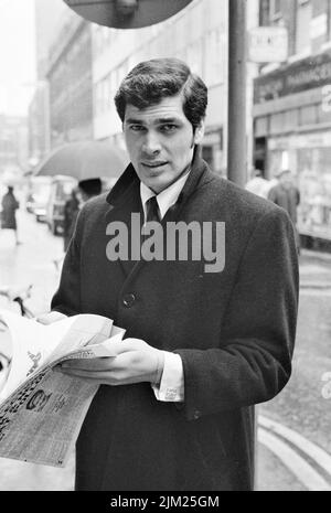 ENGELBERT HUMPERDINCK UK pop singer in 1968. Stock Photo