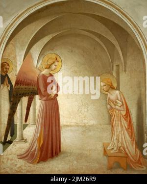 Archangel Gabriel Annunciate, 1431 - 1433 - Fra Angelico 