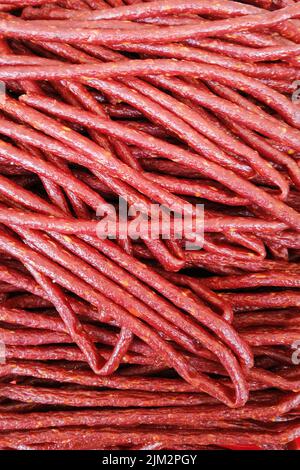 Romania, Transylvania, Transfagarasan road, bear salami Stock Photo