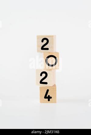 Cubic Wooden Blocks Forming The 2024 Text 2jm31k6 