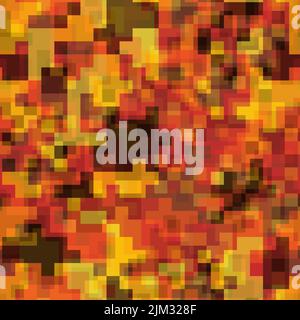 Abstract Pixel Texture with Squares for Banner, Card, Web or Textile Prints Stock Vector