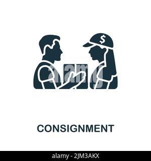 Consignment icon. Line simple line Shipping icon for templates, web ...