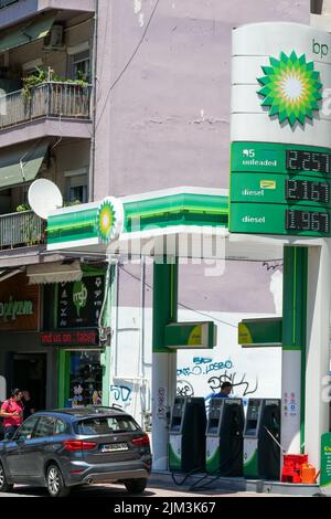 BP gas station, Thessaloniki, Macedonia, North-Eastern Greece Stock Photo