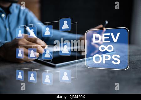 Continuous Business Process Integration Software And Administration Concept Stock Photo