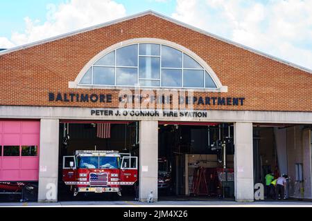 A Ravens fan in firefighter gear prays before the Pittsburgh Steelers play  the Baltimore Ravens at M&T Bank Stadium in Baltimore, Maryland on  September 11, 2011. UPI/Roger L. Wollenberg Stock Photo - Alamy