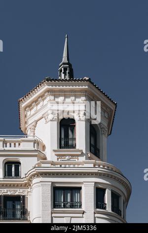 old building in the center of madrid Stock Photo