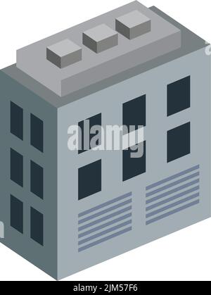 gray factory building isometric Stock Vector Image & Art - Alamy
