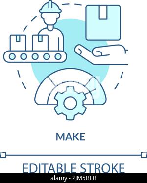 Product management turquoise concept icon Stock Vector Image & Art - Alamy