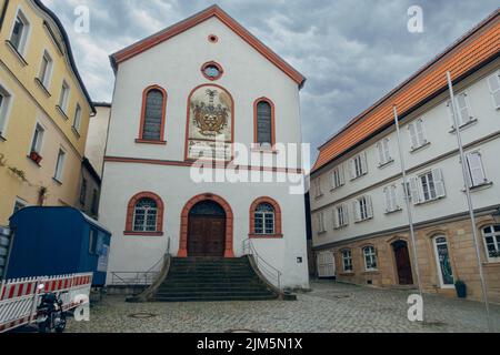 The old town hall in Kronach, Upper Franconia, Germany Stock Photo
