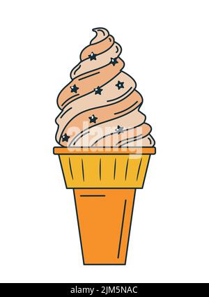 Ice cream icon Stock Vector