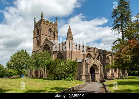 The Priory Church, Leominster, Herefordshire, England Stock Photo